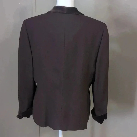 Kasper Brown Wool Blazer - Picture 4 of 9